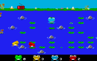 Frogs atari screenshot